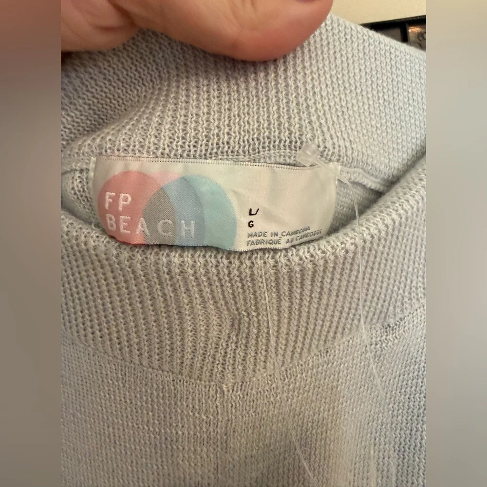 FREE PEOPLE FP Beach Freya Sweater pants only size large - Picture 6 of 8